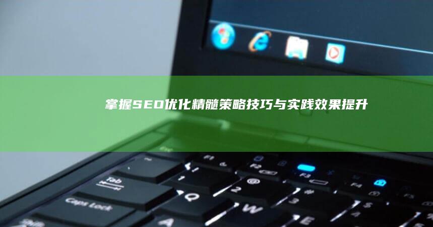 掌握SEO优化精髓：策略、技巧与实践效果提升